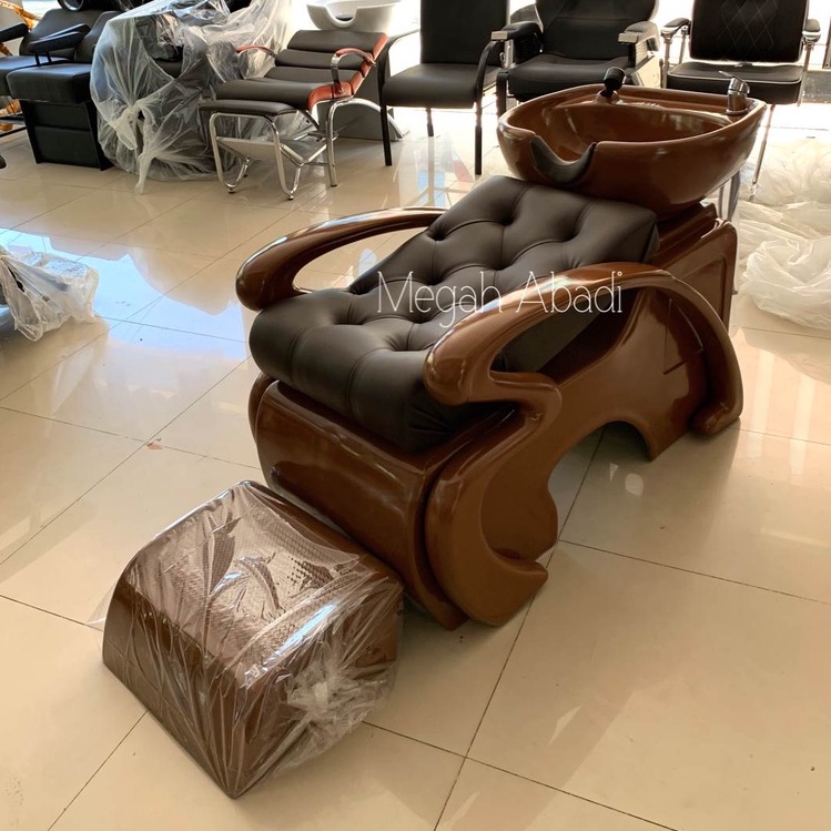 PO Washbak keramas fiber glass/kursi keramas /washbak barber ( IS )