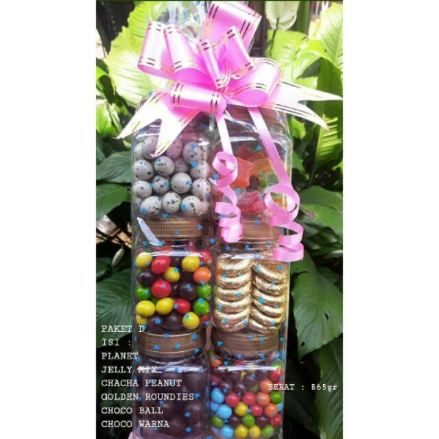 

coklat parcel isi 6 toples