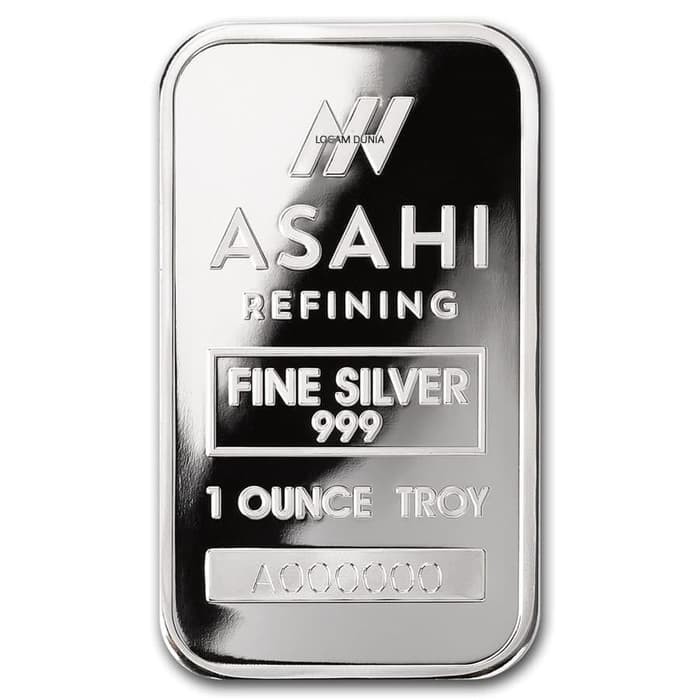 Perak Batangan Asahi 1oz Silver Bar (sebelumnya Johnson Matthey)