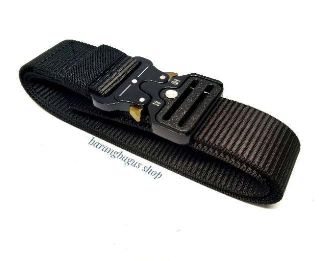 Ikat pinggang belt Gesper militer bahan kain kanvas