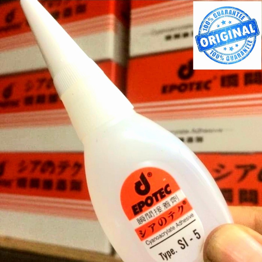 

Lem besi /Lem korea/lem setan Acrylic kulit plastik kertas EPOTEC ORI