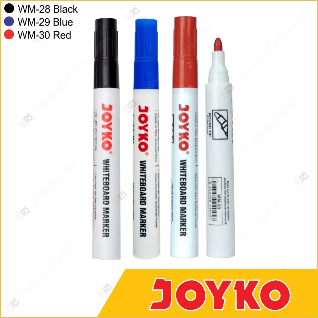 

Spidol Papan Tulis Joyko - Whiteboard Marker WM-28 - SFO Semarang Official