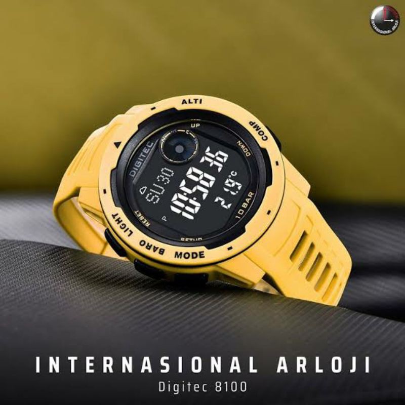 JAM OUTDOOR DG 8100 ANTI AIR JAM TERLARIS ORIGINAL DIGITEC 8100 JAM TERLARIS PRIA TAHAN AIR BERENANG