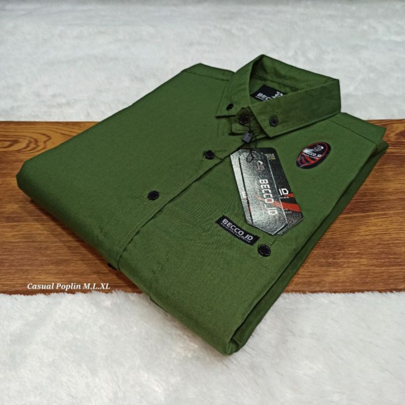 Kemeja Polos Lengan Pendek  Baju Kemeja Polos Pria Murah Berkualitas