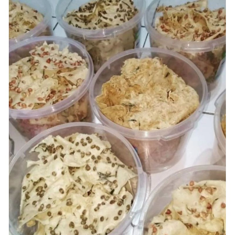 

Peyek Jakmay toples isi 5l