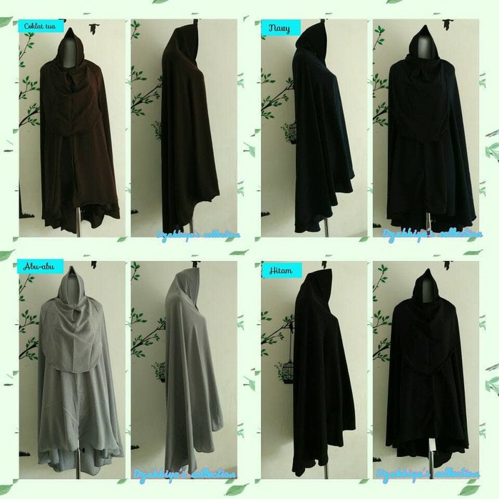 Unik Jilbab instant wolfis set cadar  jilbab jumbo  bergo syari Diskon