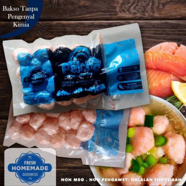 

Bakso Salmon Premium Non MSG Pelangi Frozenfood