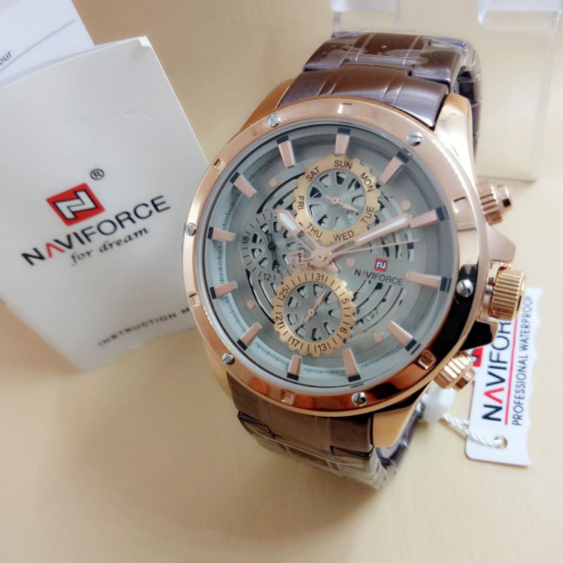 Jam tangan Naviforce 9149 rantai original