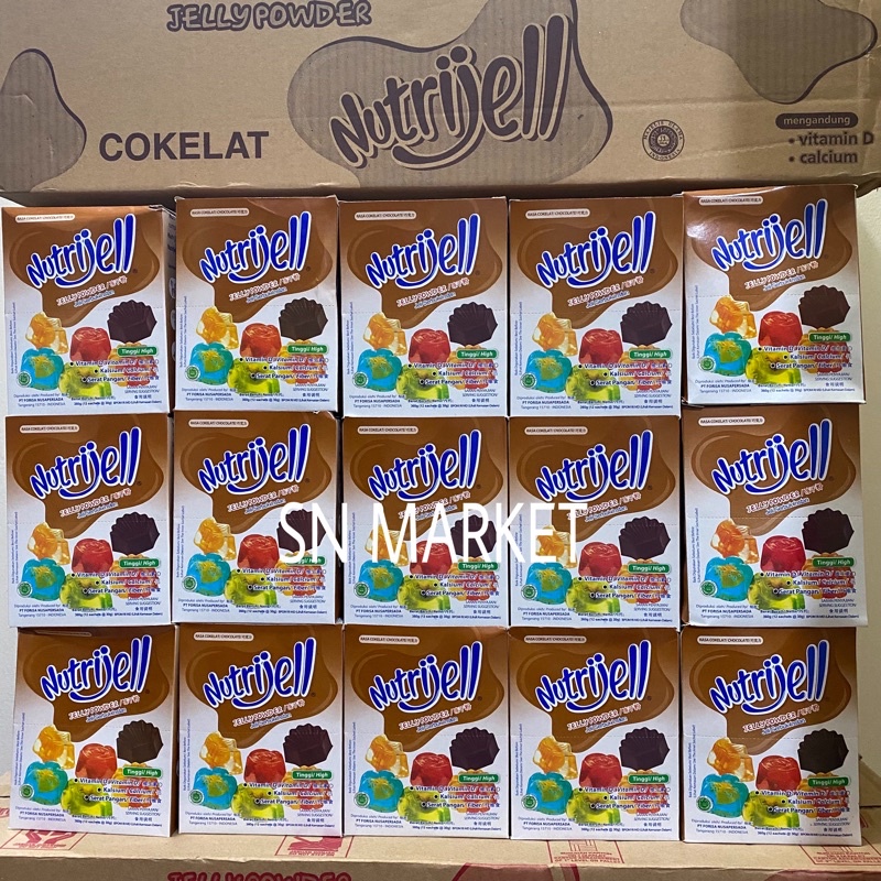 

Nutrijell Coklat / Cokelat 30gr PER BOX (12 PCS)
