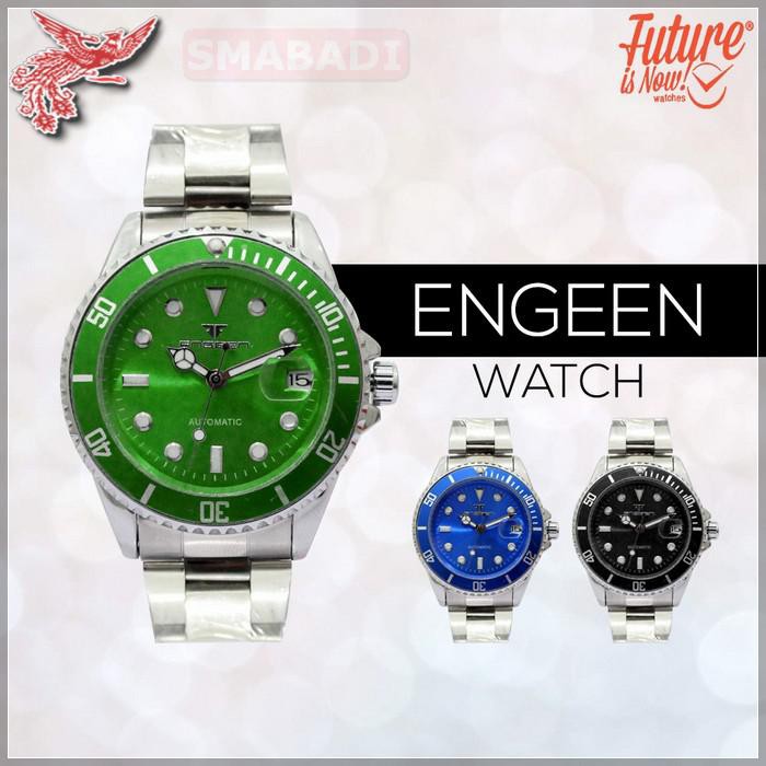 COD - FNGEEN Jam tangan fashion pria wanita analog - stainless steel strap - 3 pilihan warna - FCO