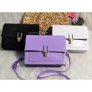 101 KETAPEL BAG CROCO  / SLING BAG KANCING KETAPEL / TAS MURAH CROCO