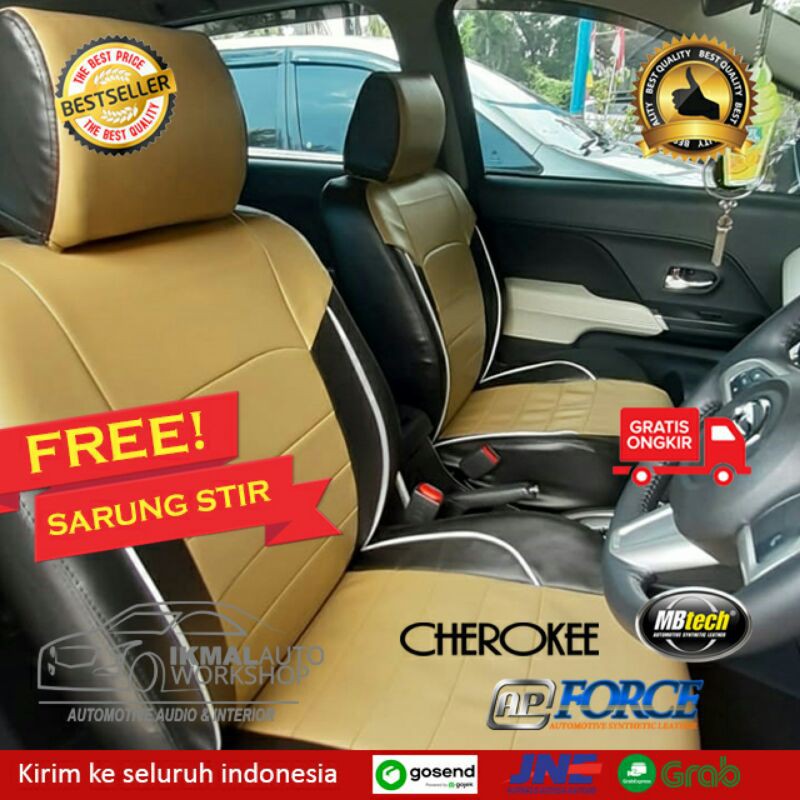 Sarung Jok Calya/Sigra Bahan Cherokee Original Sintetis