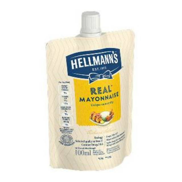 

Hellmann'S Real Mayonnaise Pouch 100Ml