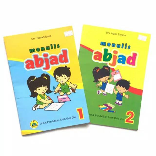 Buku TK & PAUD - Menulis Abjad 1 & 2