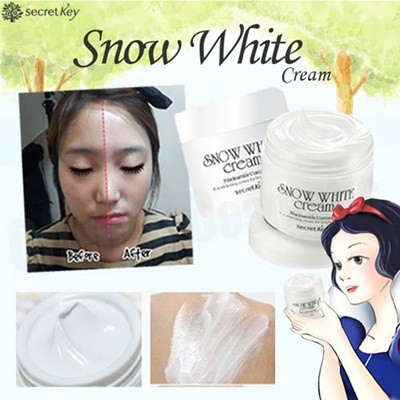 Secret Key snow white cream