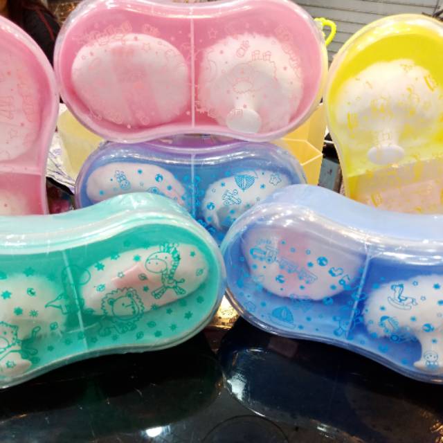 TEMPAT BEDAK BAYI TOP NININANO ISI 2 / tempat bedak murah