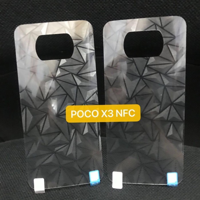 Garskin Diamond Xiaomi Poco X3 NFC / Poco X3 Pro Anti Gores Pelindung Belakang