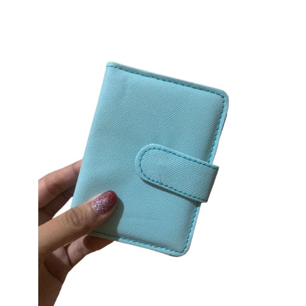 Dompet Kartu 16 Card Holder slot plus slot uang kulit sintetis tebal