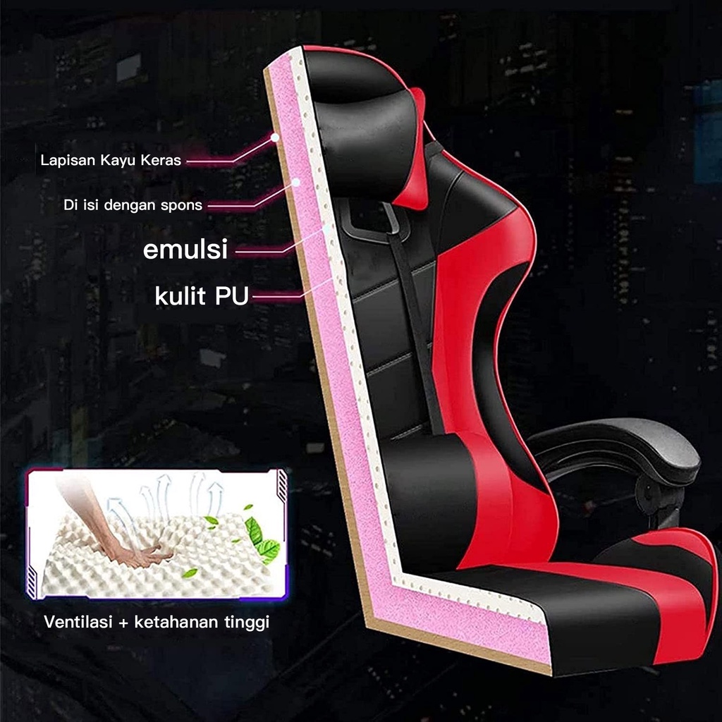 (Harga khusus) gaming chair kursi santai kursi gamers kursi gamer kursui putar kursi gamer kursi gaming fantech