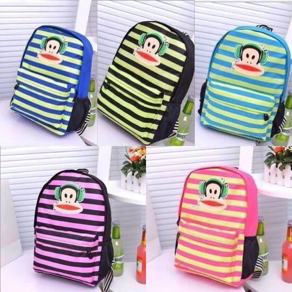 Tas Ransel/ Tas Sekolah Anak Paul Frank Stripped Import CB141
