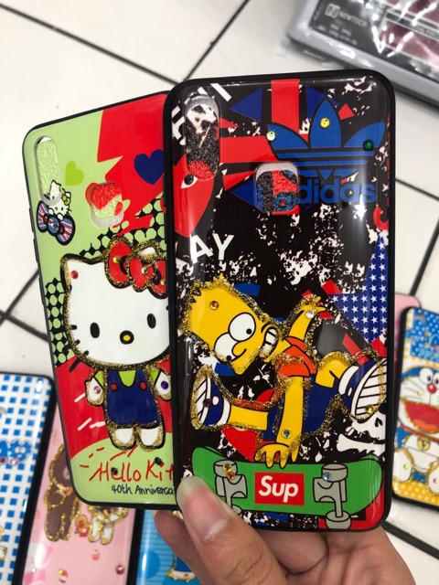 SOFTCASE FUZE GLASS DISNEY MANIK OPPO SAMSUNG XIAOMI VIVO