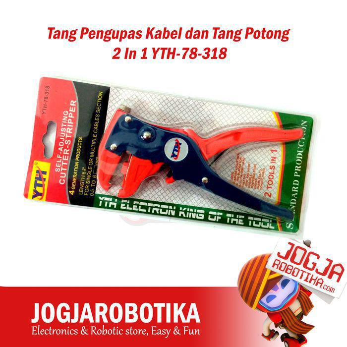 Tang Pengupas Kabel dan Tang Potong 2 In 1 YTH-78-318 Tang Kupas