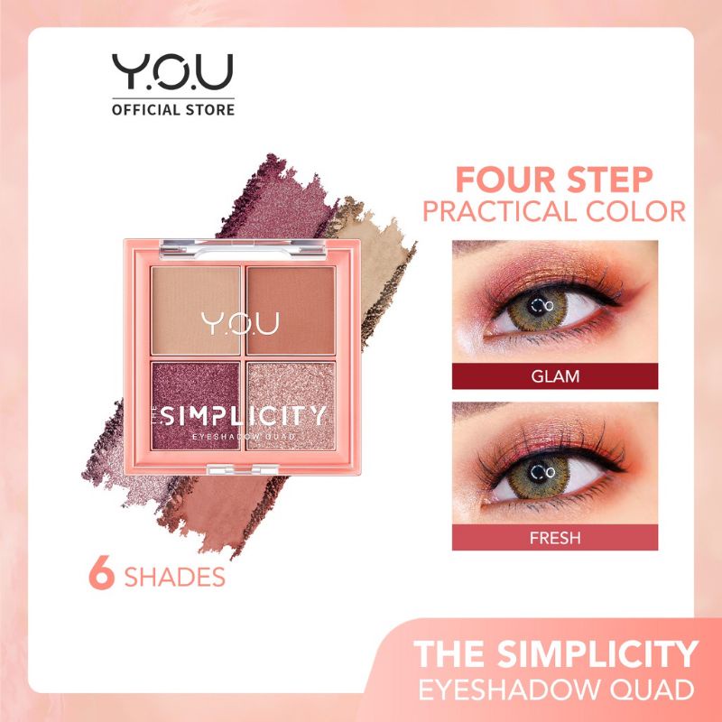 Eyeshadow YOU The Simplicity Eyeshadow Quad Fresh