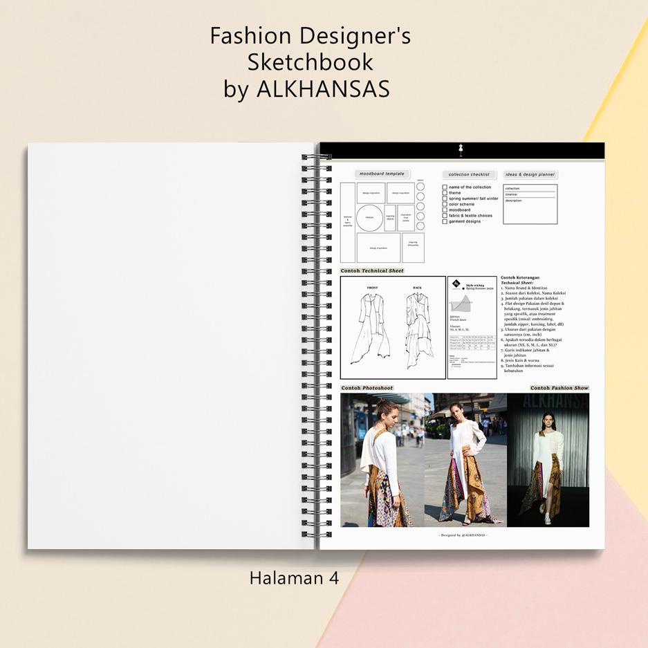 

Telah Hadir.. Alkhansas - Buku Gambar Fashion Designer (Fashion Designer's Sketchbook) Volume 8