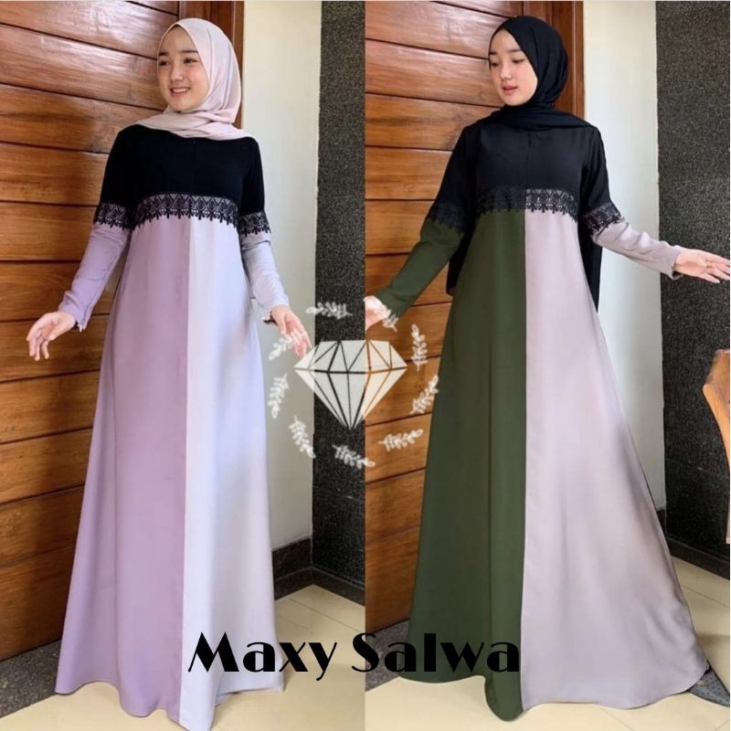 BAJU GAMIS  REMAJA TERBARU 2021 MODEL KEKINIAN kr maxy salwa