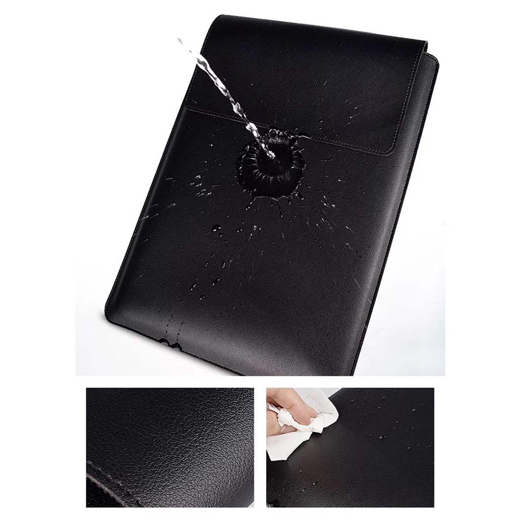 Tas Laptop Softcase Microfiber PU Leather 14 inch 15 inch