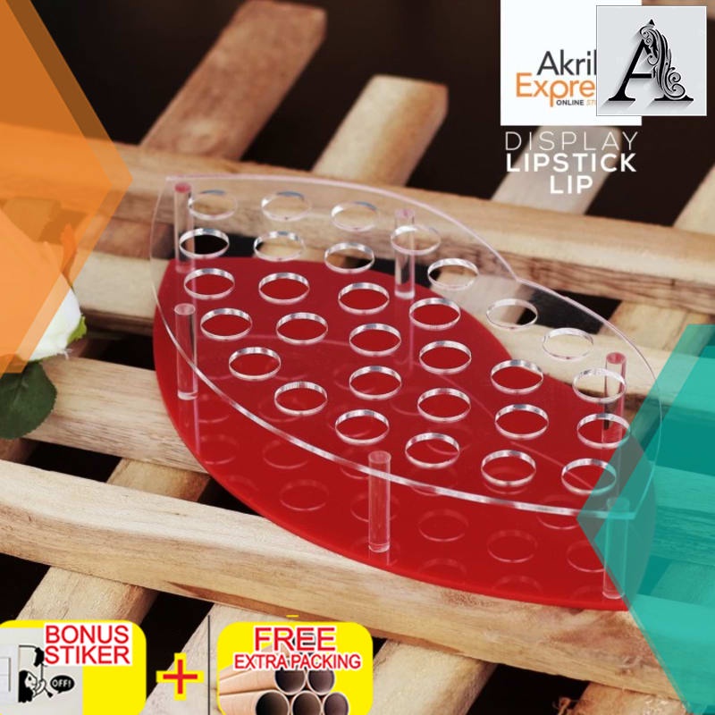 

Grosir Tempat Lipstik Akrilik E1 / display kosmetik / tempat kosmetik akrilik