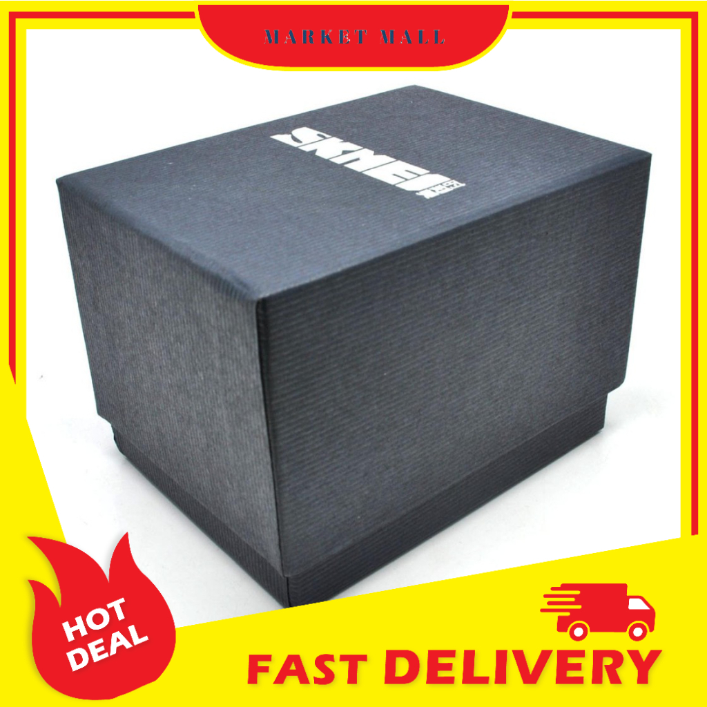 Kotak Kemasan Hadiah Asli Bermutu Tinggi Jam Tangan Exclusive SKMEI - EMWS48BK