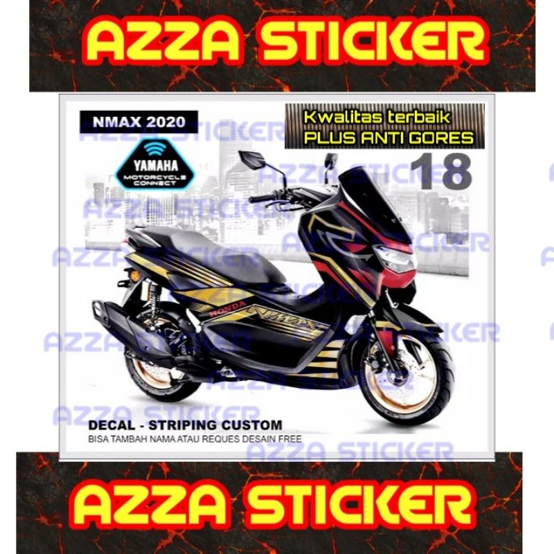 Sticker decal Yamaha NMAX 2020 Full Body decal Yamaha NMAX  2020 Full body 18