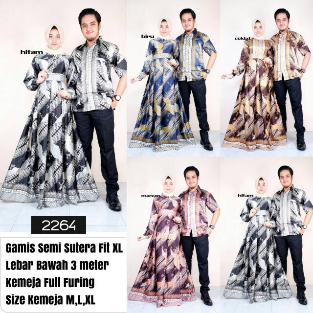 Couple batik ( semi sutra )