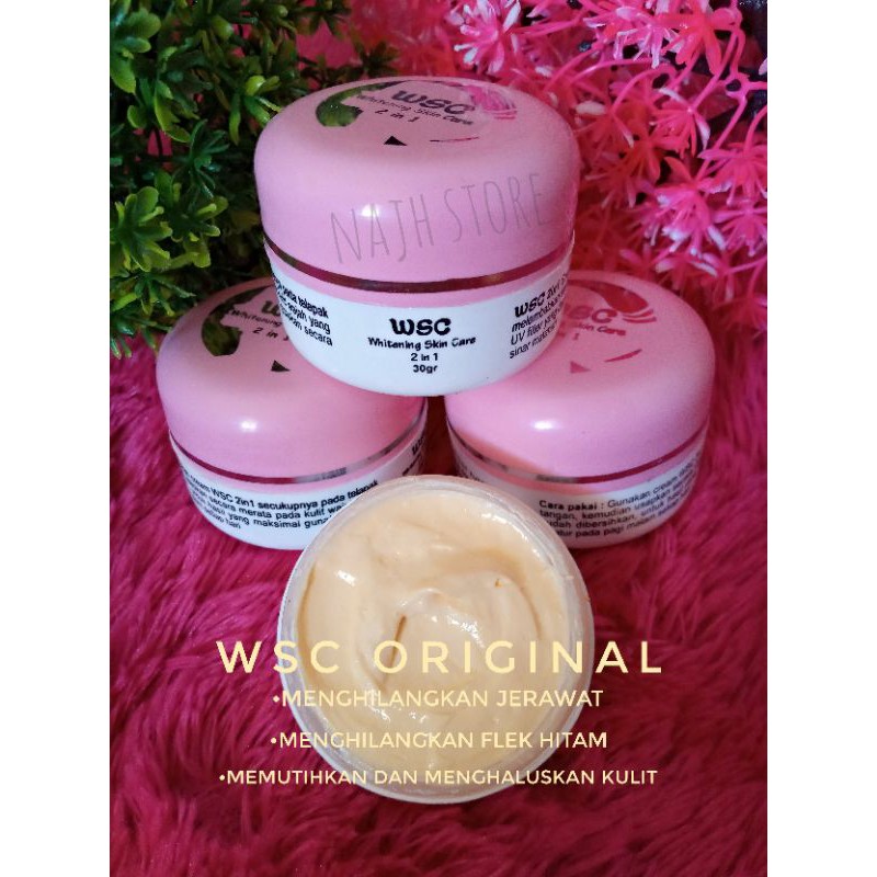 (JUAL CREAM WSC ASLI/ORIGINAL) 30gr