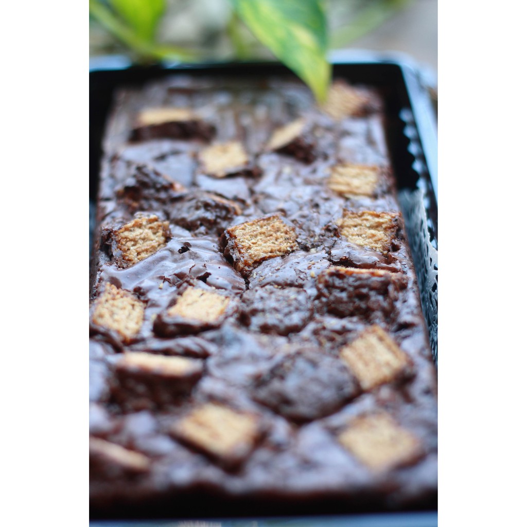 Brownies Beng-Beng | Brownies Panggang | Fudgy Brownies ( 22 x 10 )