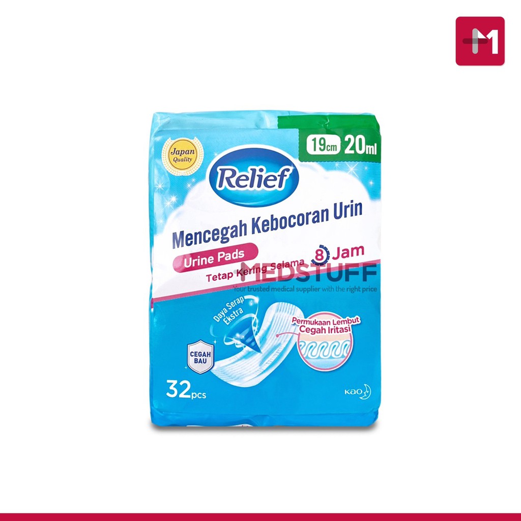 Relief Urine Pads Inkontinensia Urin Pad