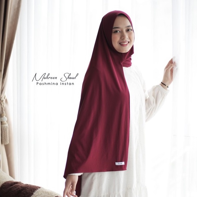 Eksklusif Pashmina Instan Jersey Mahreen Shawl-8