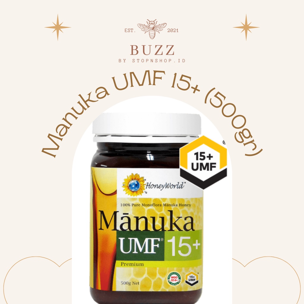 

[HONEYWORLD] Manuka UMF 15+ (500gr)