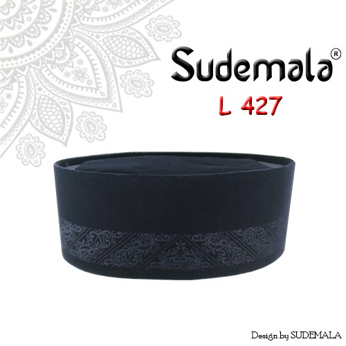 Songkok Sudemala/ Songkok Beludru Laser L-427 (Beludru Eagle)/ Kopyah/ Peci/ Songkok Beludru Motif