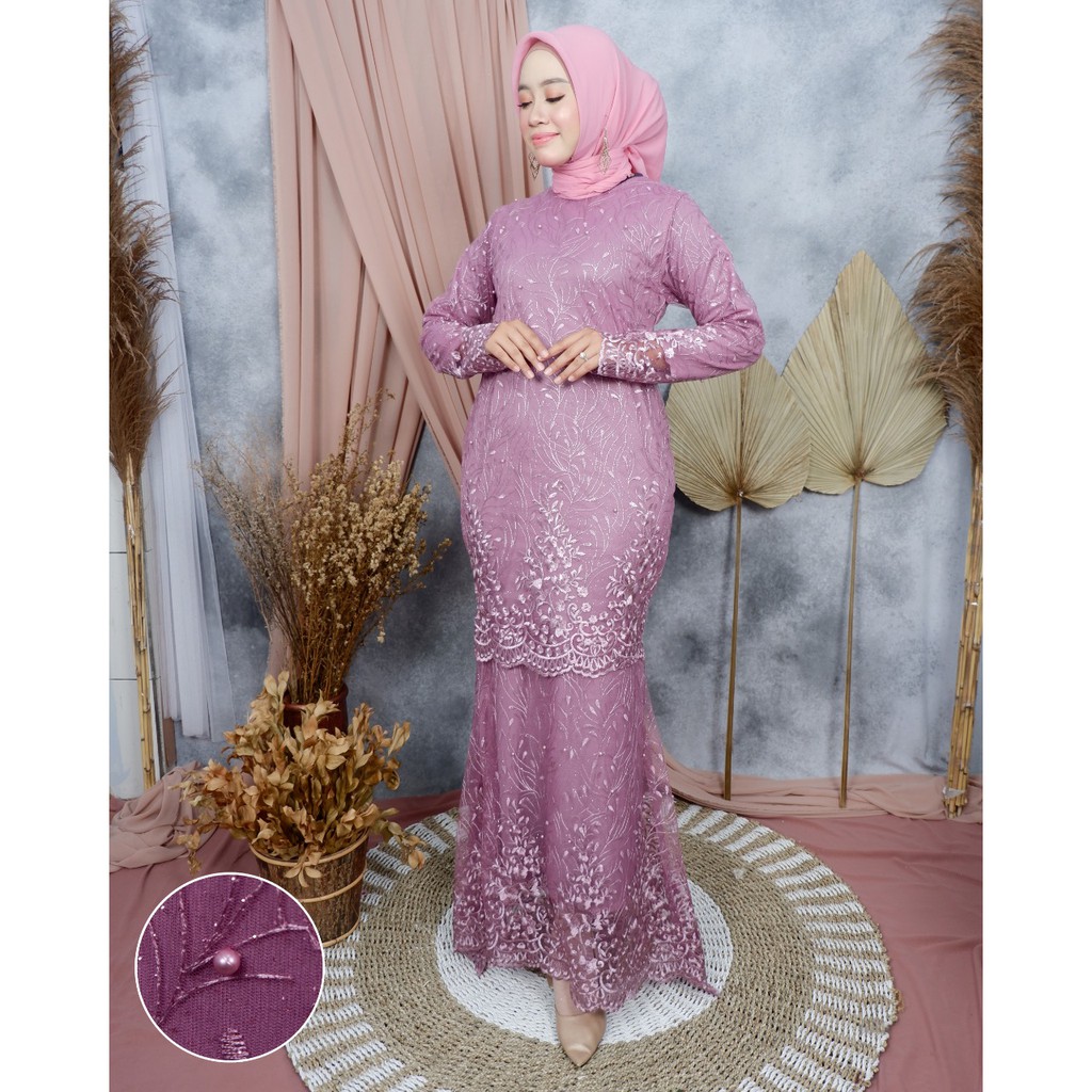 GAMIS KAJOL TULLE VARIASI PAYET CANTIK/GAMIS MEWAH/GAMIS PESTA/GAMIS TERBARU/WARNA SILFER/GOLD/NAVY