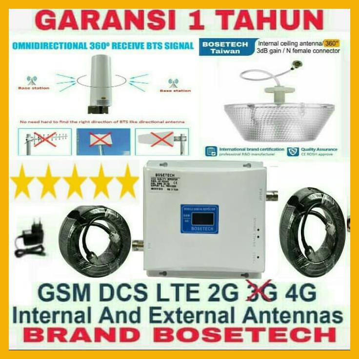 PENGUAT SIGNAL HP GSM 2G+4G / REPEATER GSM PENGUAT SINYAL HP