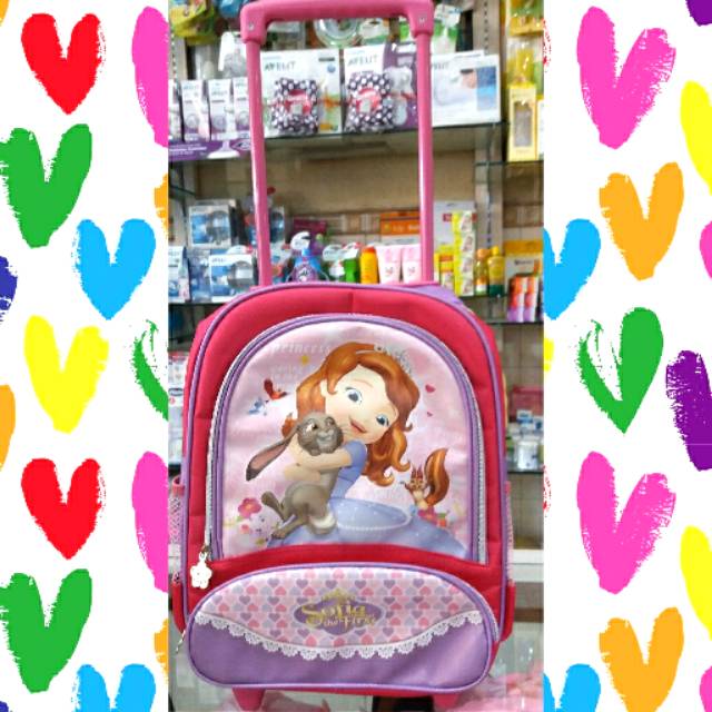 Tas trolly sofia the first