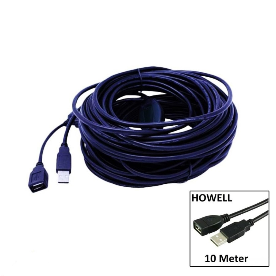 Kabel USB Extension Male to Female Penyambung USB Extention 3m 5m 10m