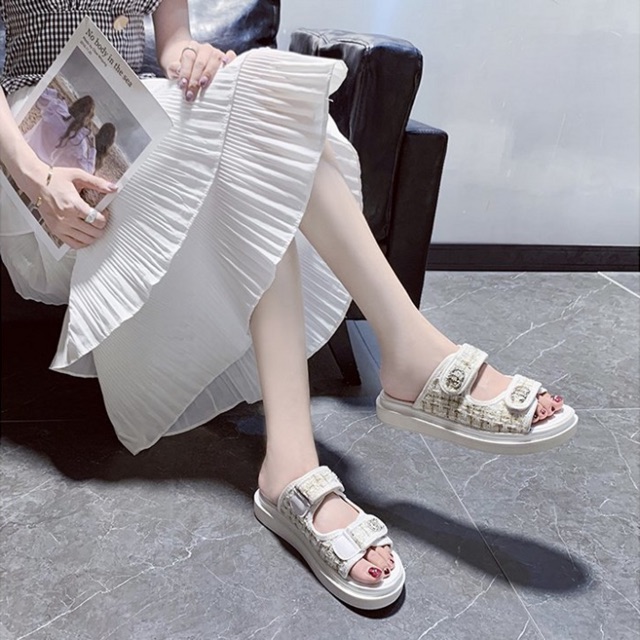 0221 sandal tali wanita import sandal gunung wanita murah slip on selip wanita kekinian cod jakarta