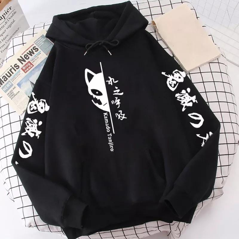 KAMADO TANJIROU SWEATER ANIME HOODIE JUMMPER TOPI (V1)