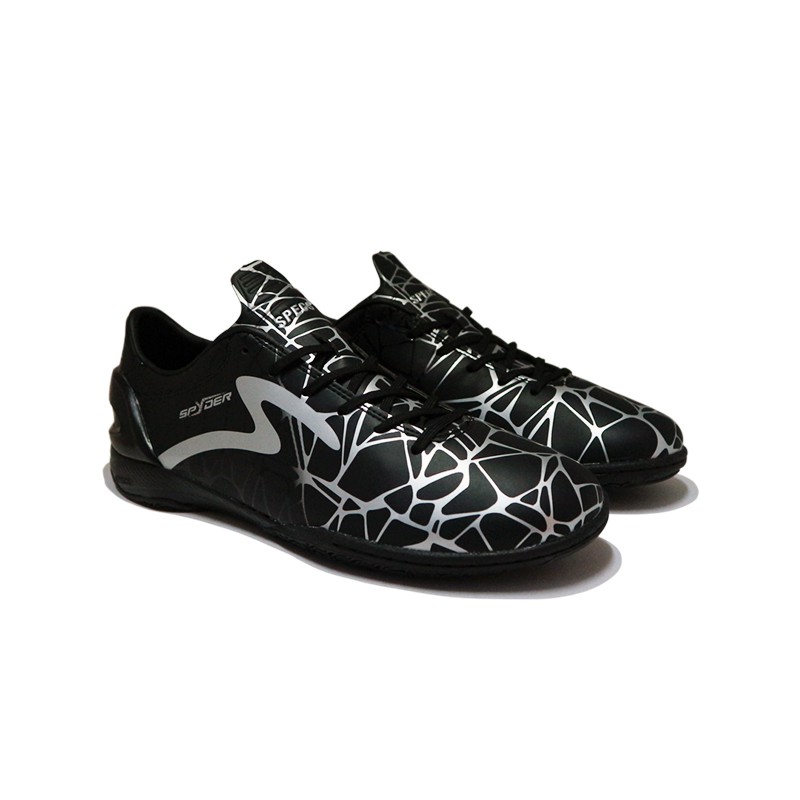 Sepatu Futsal Specs Spyder In Black Silver Original Promo