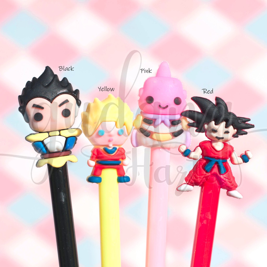 Pulpen Gel Dragon Ball Goku Anime Karakter Pena Bolpen Ballpoint Lucu GH 307002