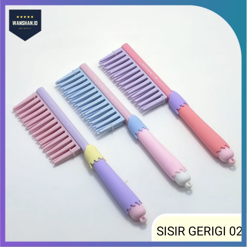 [WS] Sisir Gerigi lepas pasang / Sisir Bermotif