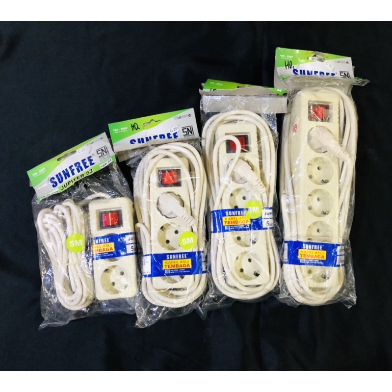 Cok Sambung 2 - 3 - 4 - 5 Lubang Panjang 5 Meter